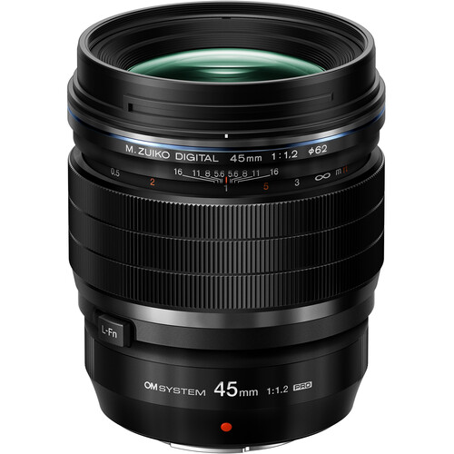 M.Zuiko Digital ED 45mm f/1.2 PRO Lens (Micro Four Thirds)